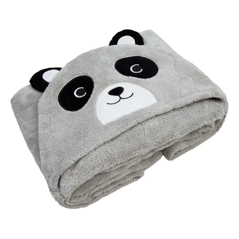 Toalla con capucha 70x140cm Koala Gris | Carestino
