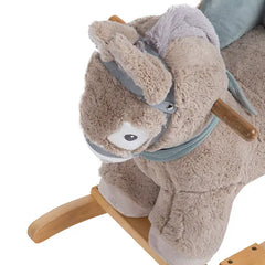 Peluche Mecedor Burro Gris Oscuro +12 meses | Carestino