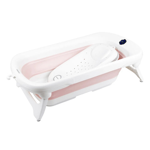 Bañera plegable con soporte Amalfi 50L Rosa | Carestino
