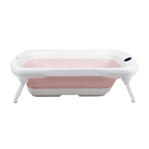 Bañera plegable con soporte Amalfi 50L Rosa | Carestino