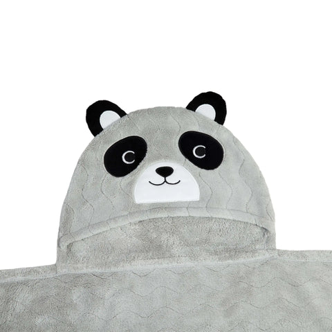 Toalla con capucha 70x140cm Koala Gris | Carestino