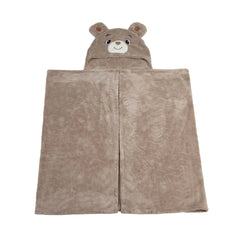 Toalla con capucha 70x140cm Oso Vison | Carestino