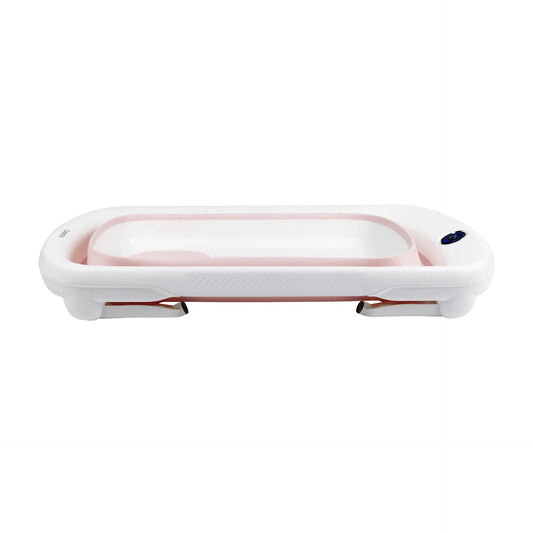 Bañera plegable con soporte Amalfi 50L Rosa | Carestino