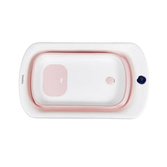 Bañera plegable con soporte Amalfi 50L Rosa | Carestino