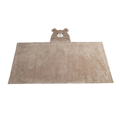 Toalla con capucha 70x140cm Oso Vison | Carestino