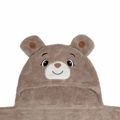 Toalla con capucha 70x140cm Oso Vison | Carestino