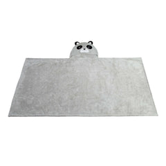 Toalla con capucha 70x140cm Koala Gris | Carestino