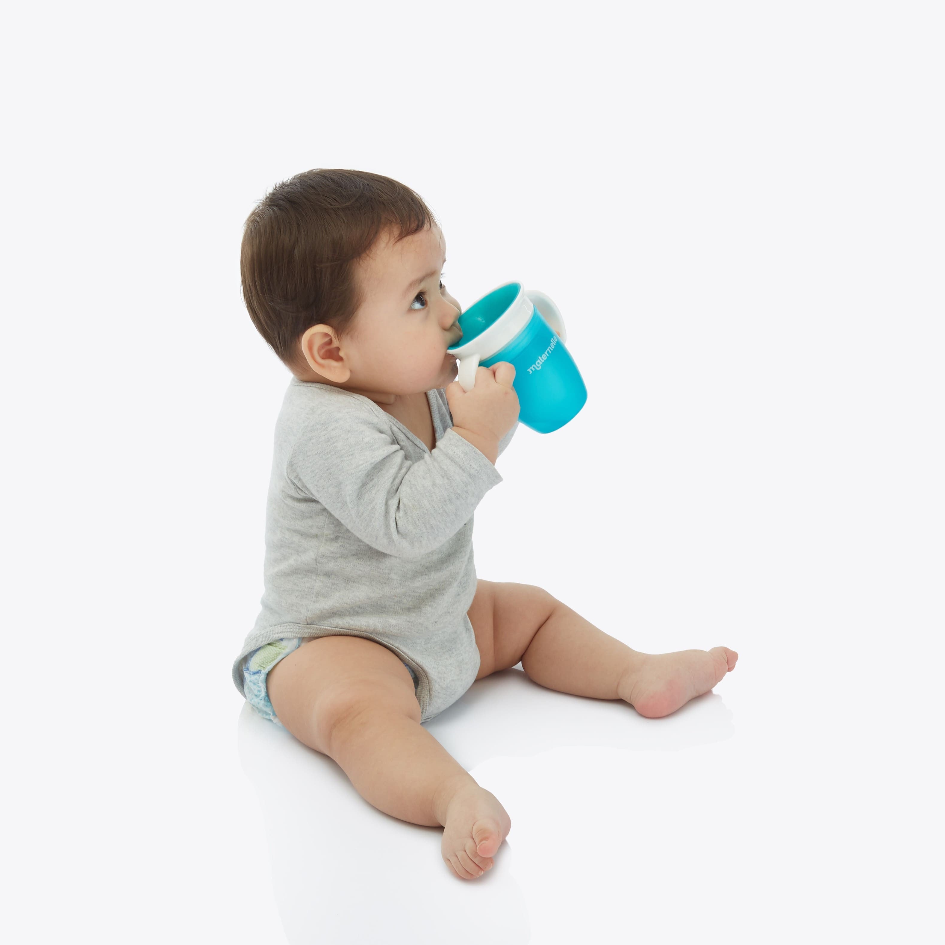 Vaso Antiderrame 360° Turquesa - Maternelle