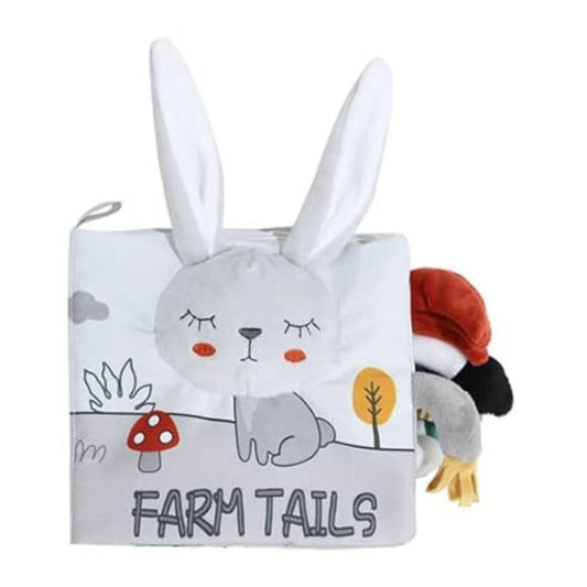 Libro sensorial de telas para bebes