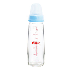 Biberón Peristáltico de vidrio Boca Standard 8oz/ 240 ml Celeste