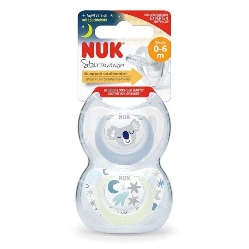 Chupón Star D&N N°1 Niño bx2