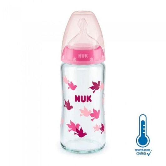 Biberón First Choice Vidrio CT 240ml Niña