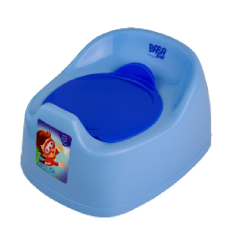 Bacín Anatómico Baby Celeste con azul