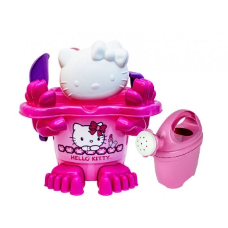 Balde Hello Kitty Piecesitos con accesorios Rosado