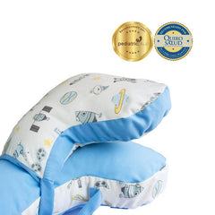 Doble Almohada de Lactancia Celeste Espacial - Maternelle