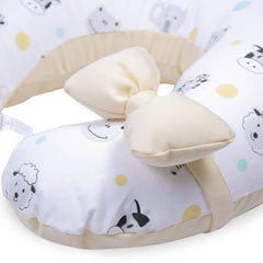 Almohada de Lactancia y Estimulación 5 en 1 maternelle Maiz animales, colecho, soporte de espalda, cojín de lactancia