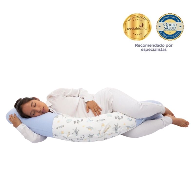 Cojín de Descanso Pre y Post Natal Celeste Espacial - Maternelle