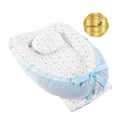 Cuna Colecho Grande Celeste Estrellas - Maternelle
