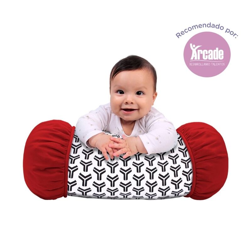 Rodillo maternelle ergonómico premiun rojo - estimulación, psicomotric
