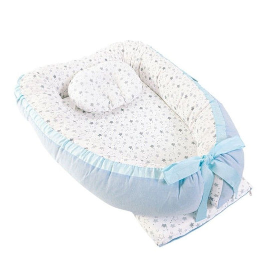 Cuna Colecho Standard Celeste Estrellas - Maternelle