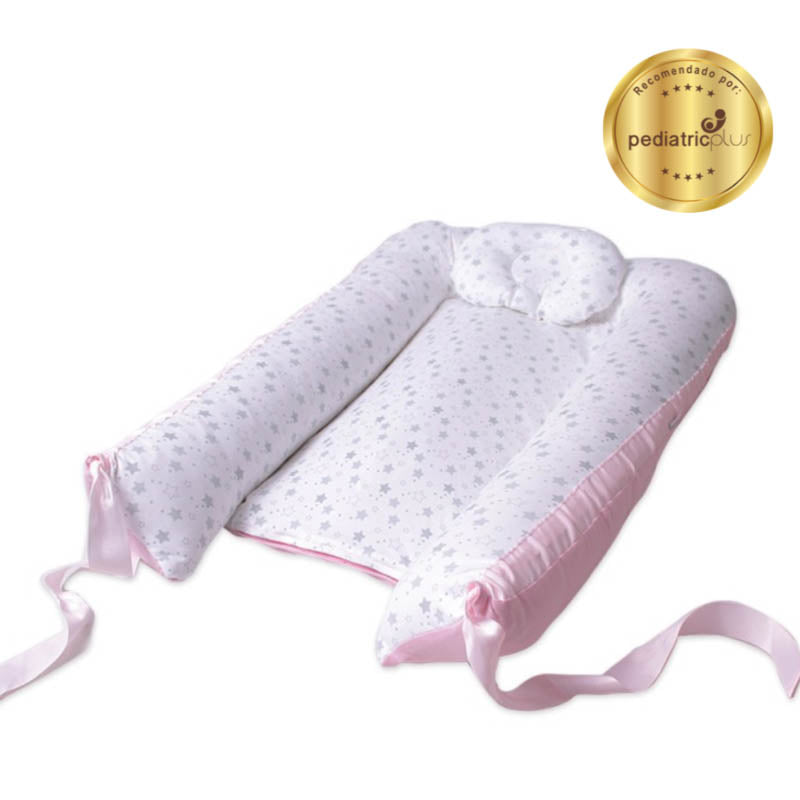 Cuna Colecho Standard Rosado Estrellas - Maternelle