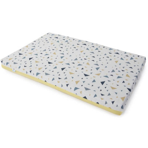 Colchon para Pack and Play y Estimulacion Grande Maiz triángulos