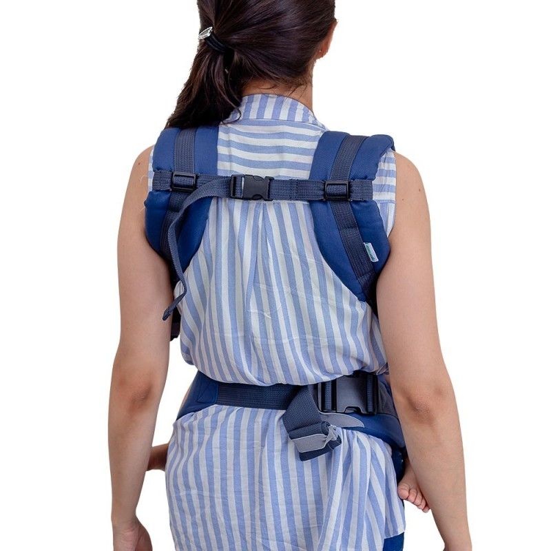 MOCHILA ERGONÓMICA EVOLUTIVA 4 EN 1 ACERO NUBE
