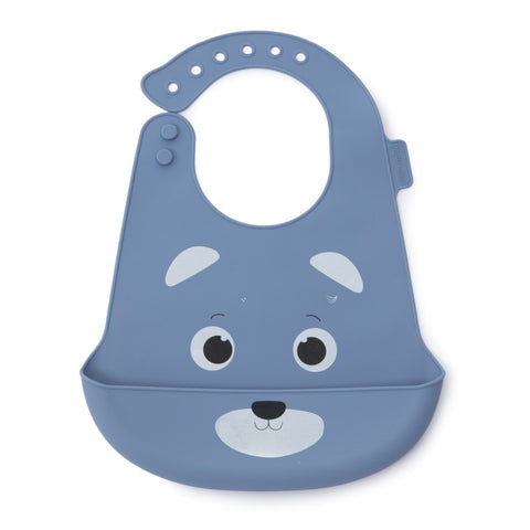 Babero con Bolsillo de Silicona Osito - Maternelle