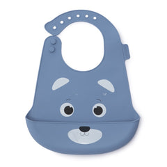 Babero con Bolsillo de Silicona Osito - Maternelle