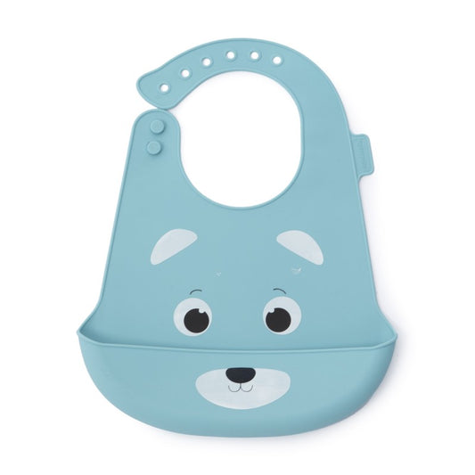 Babero con Bolsillo de Silicona Osito - Maternelle